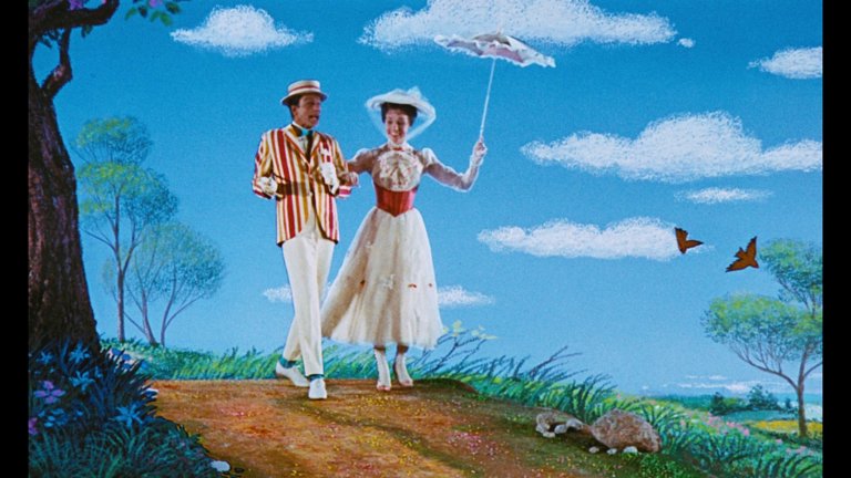 Screen capture from Mary Poppins