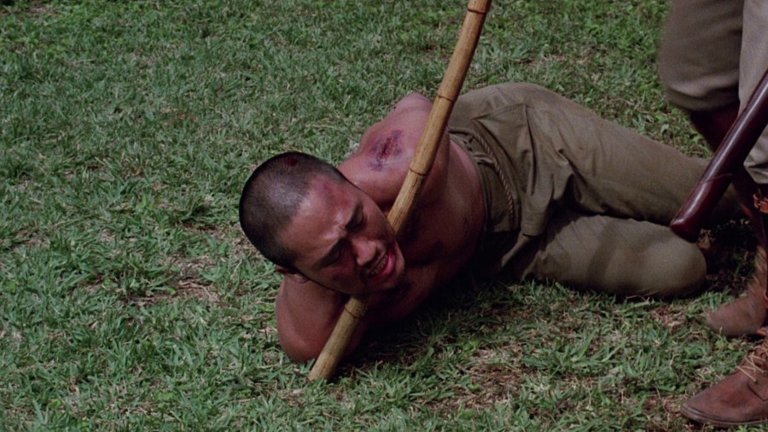 Screen capture from Merry Christmas Mr. Lawrence