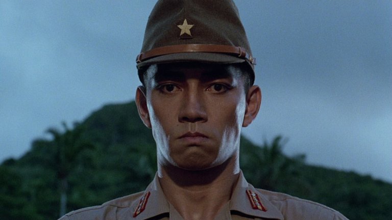 Screen capture from Merry Christmas Mr. Lawrence
