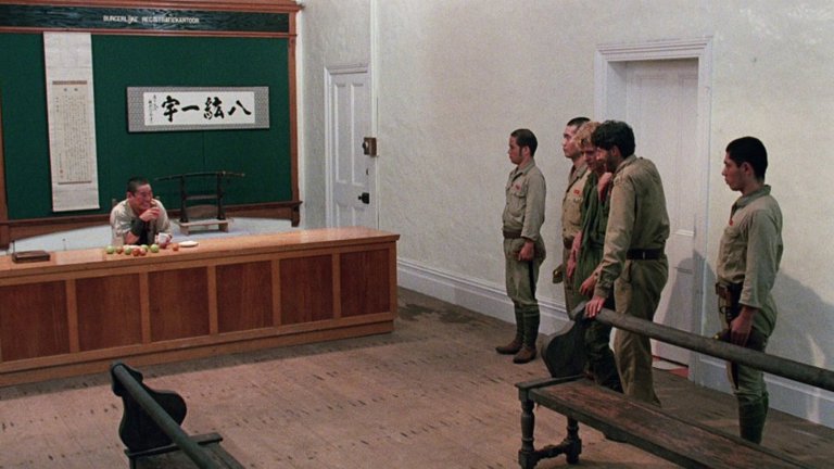 Screen capture from Merry Christmas Mr. Lawrence