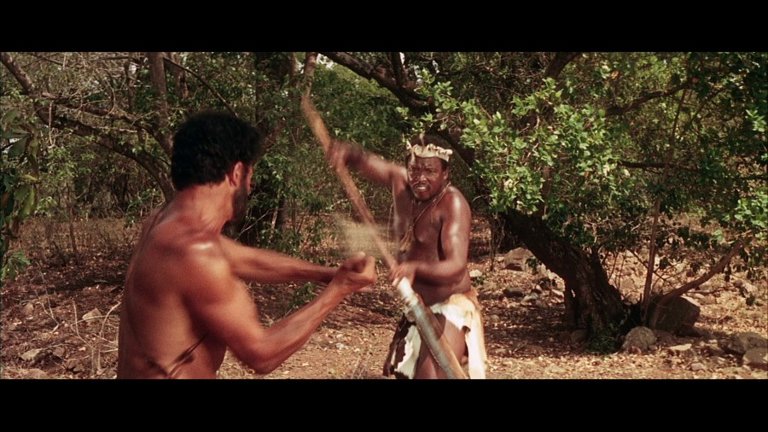Screen capture from The Naked Prey