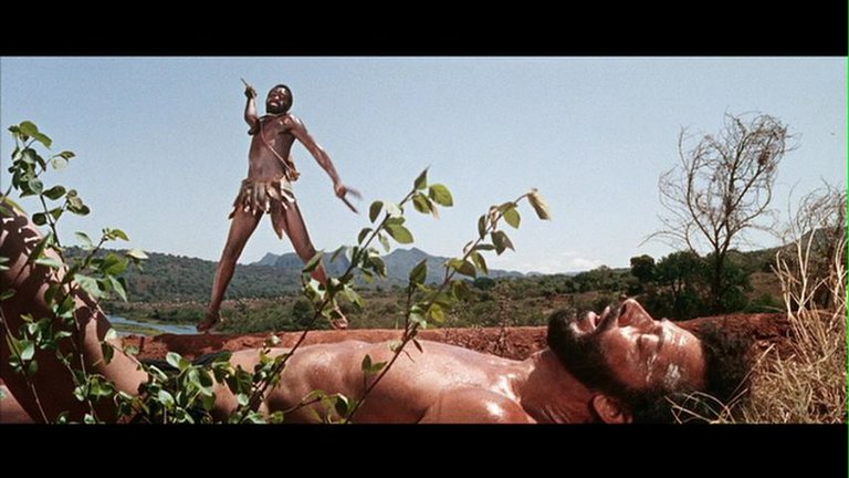 Screen capture from The Naked Prey