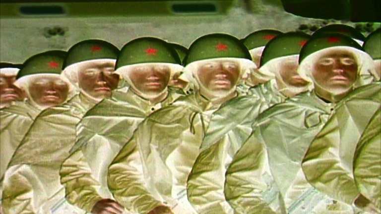 Screen capture from Naqoyqatsi