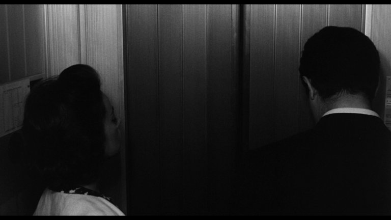 Screen capture from La notte