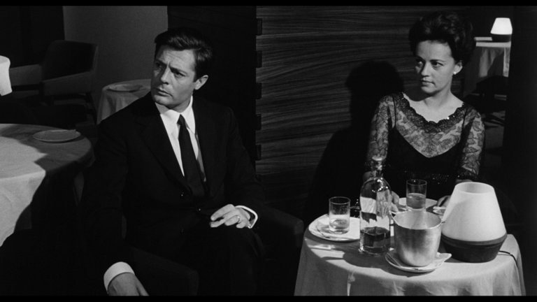 Screen capture from La notte