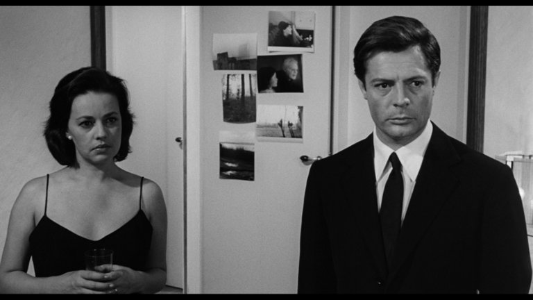 Screen capture from La notte