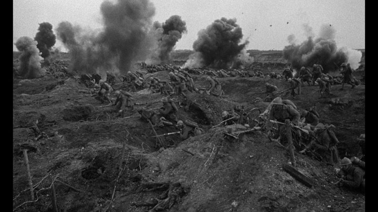 Screen capture from Paths of Glory