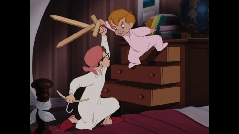 Screen capture from Peter Pan