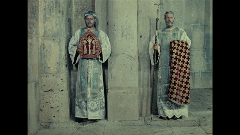 Screen capture from The Color of Pomegranates