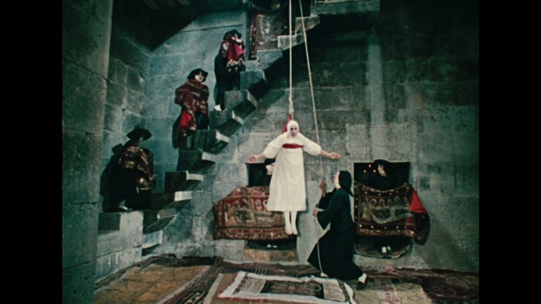 Screen capture from The Color of Pomegranates