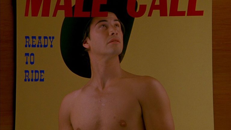 Screen capture from My Own Private Idaho