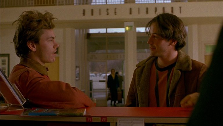Screen capture from My Own Private Idaho