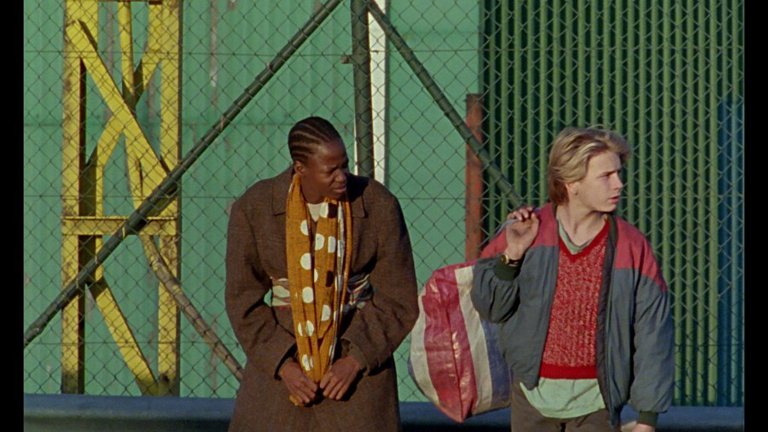Screen capture from La promesse
