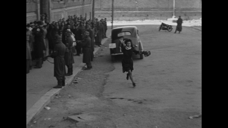 Screen capture from Rome Open City