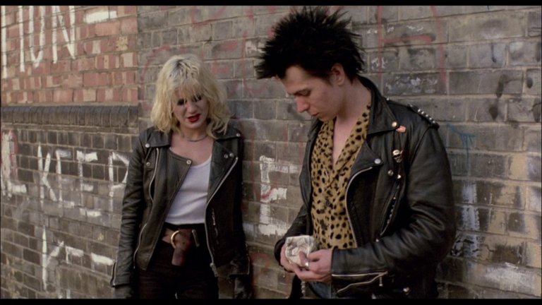 Screen capture from Sid & Nancy
