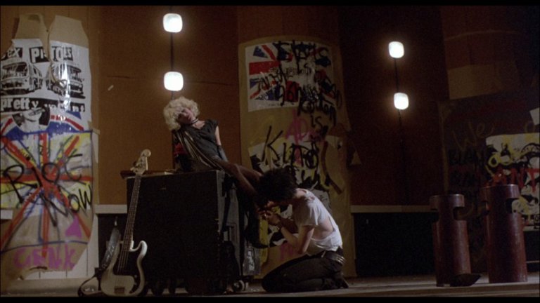 Screen capture from Sid & Nancy