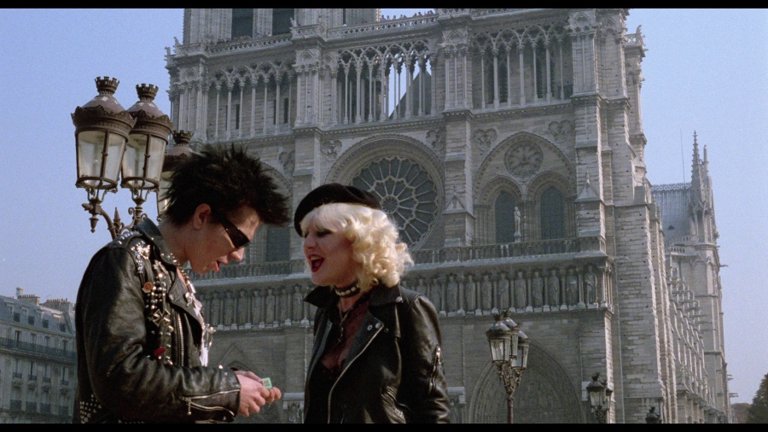Screen capture from Sid & Nancy