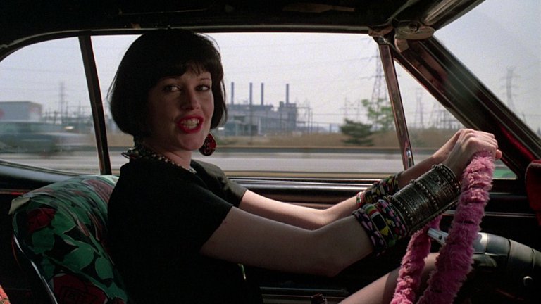 Screen capture from Something Wild