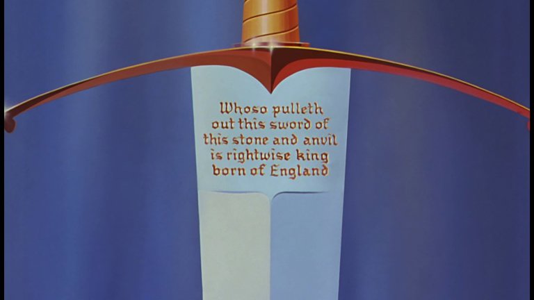 Screen capture from The Sword in the Stone