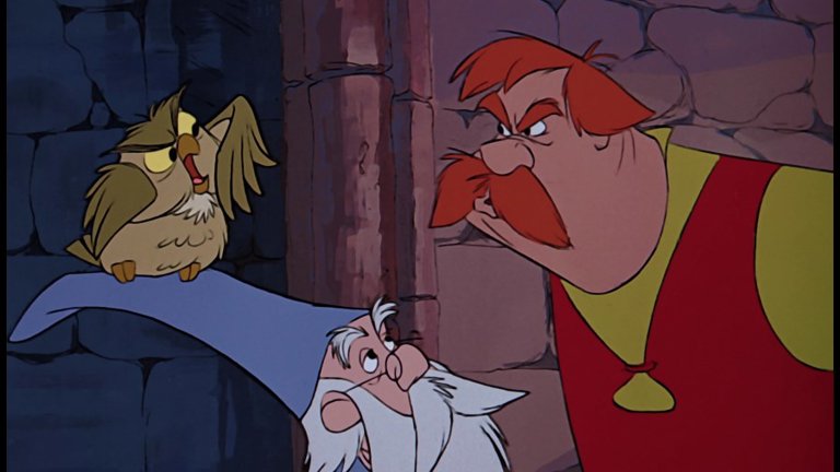 Screen capture from The Sword in the Stone