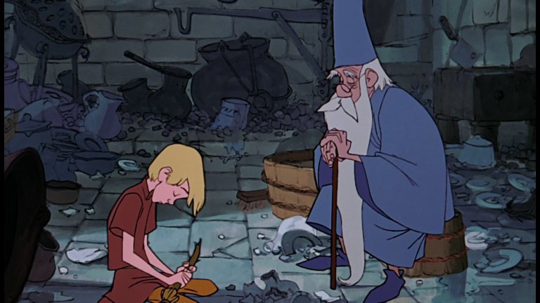 Screen capture from The Sword in the Stone