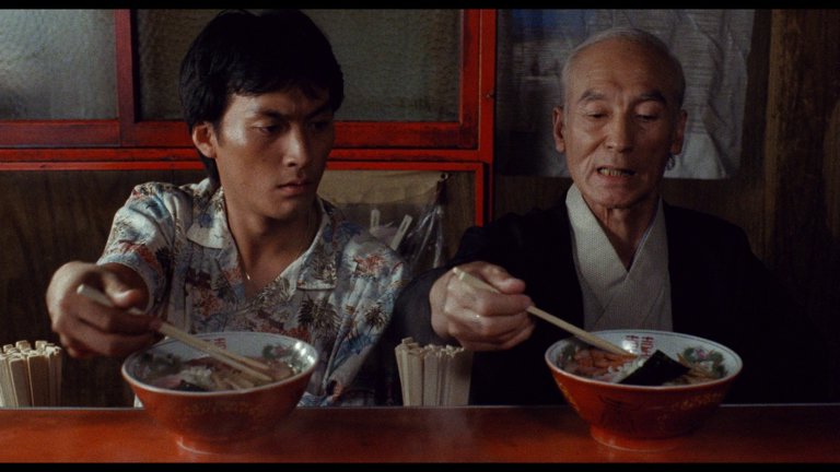 Screen capture from Tampopo