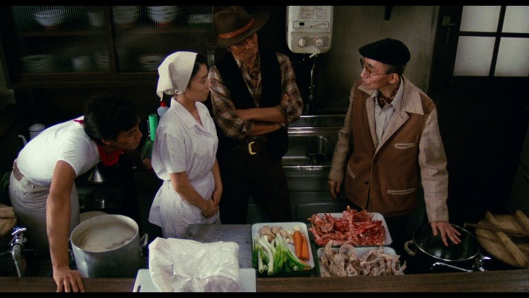 Screen capture from Tampopo
