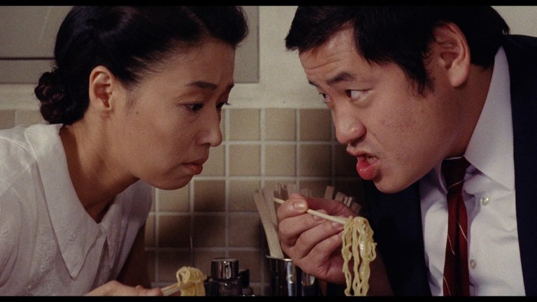 Screen capture from Tampopo