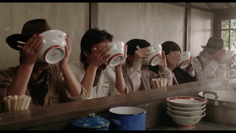Screen capture from Tampopo