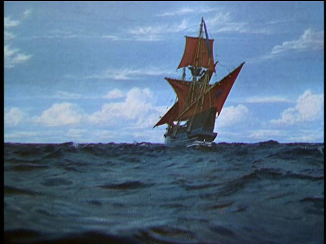 Screen capture from The Thief of Bagdad