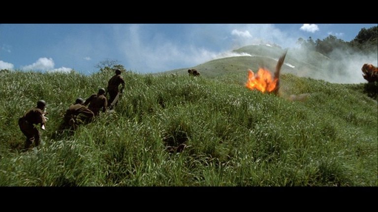 Screen capture from The Thin Red Line