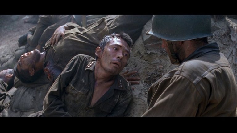 Screen capture from The Thin Red Line