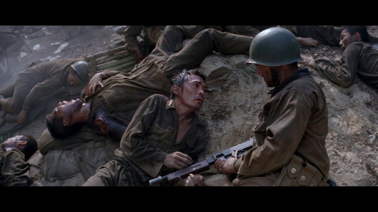 Screen capture from The Thin Red Line