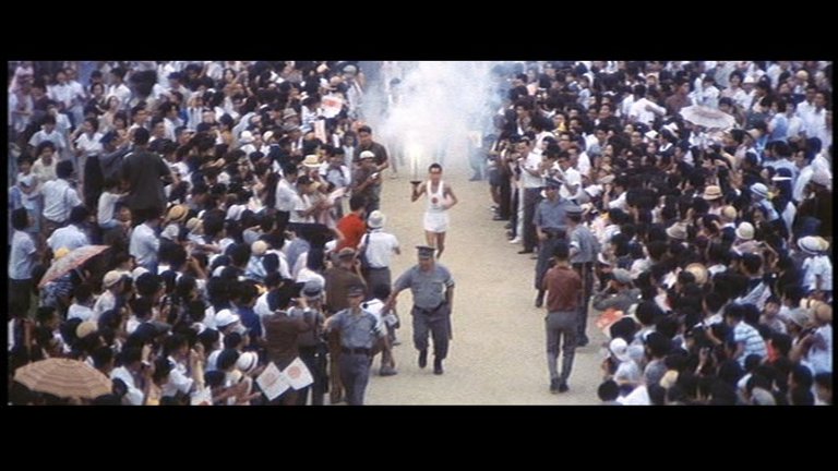 Screen capture from Tokyo Olympiad