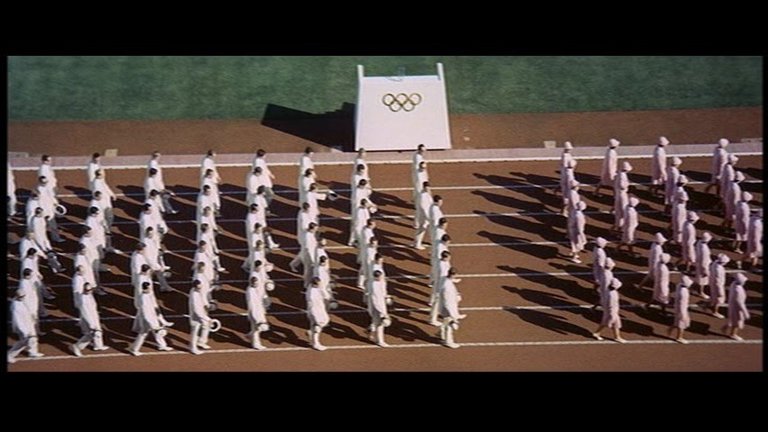 Screen capture from Tokyo Olympiad