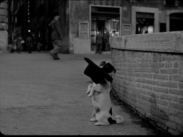 Screen capture from Umberto D.