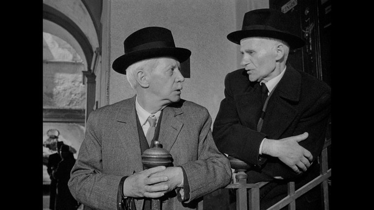 Screen capture from Umberto D.