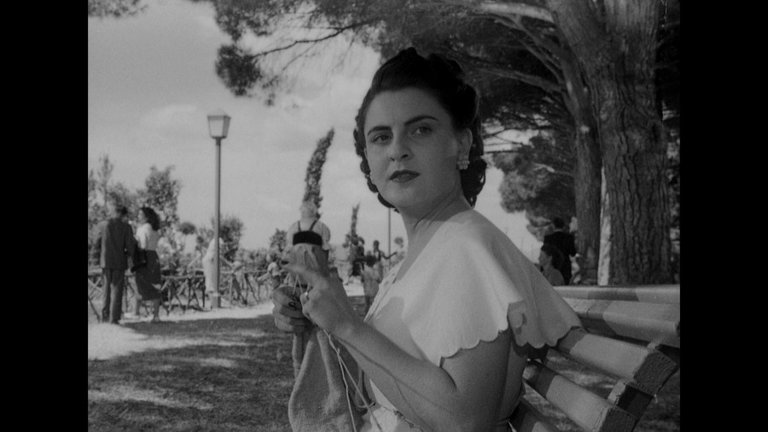 Screen capture from Umberto D.