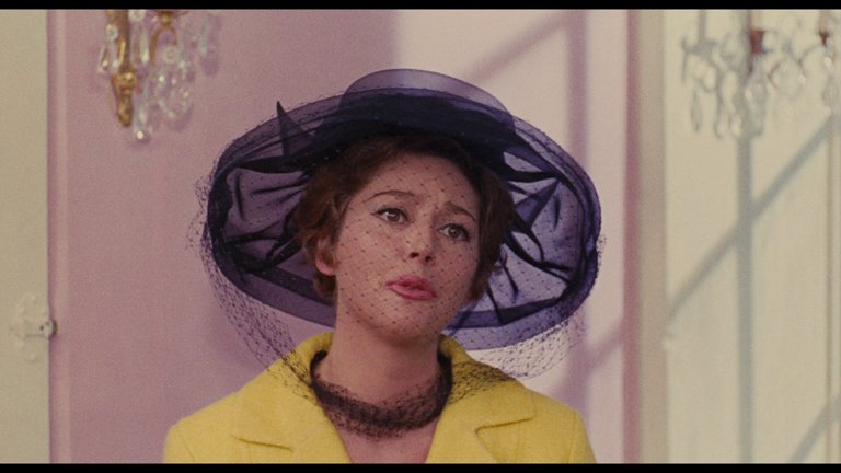 Screen capture from The Umbrellas of Cherbourg