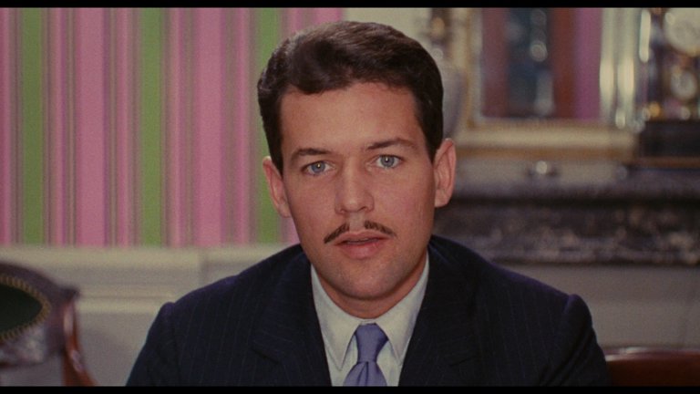 Screen capture from The Umbrellas of Cherbourg