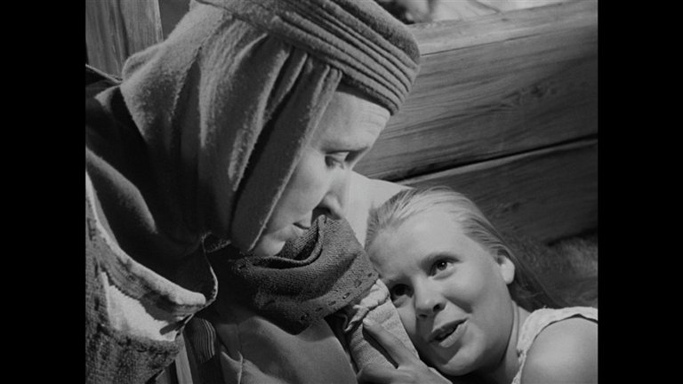 Screen capture from The Virgin Spring