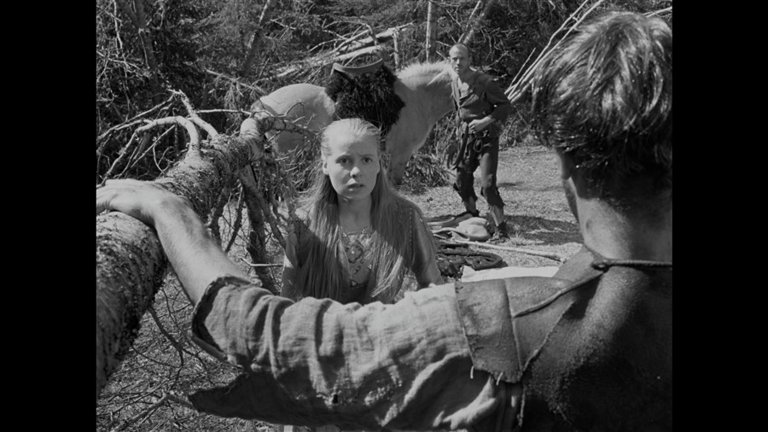 Screen capture from The Virgin Spring
