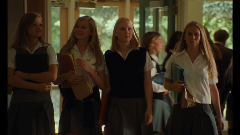 Screen capture from The Virgin Suicides