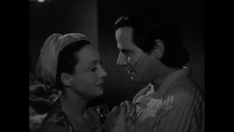 Screen capture from Les visiteurs du soir