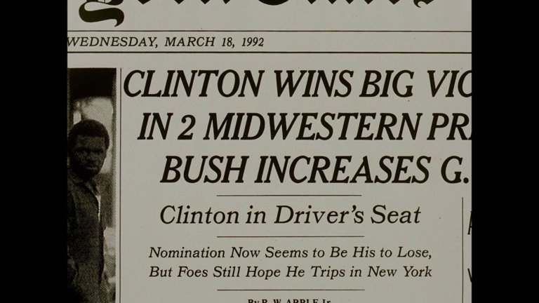 Screen capture from The War Room