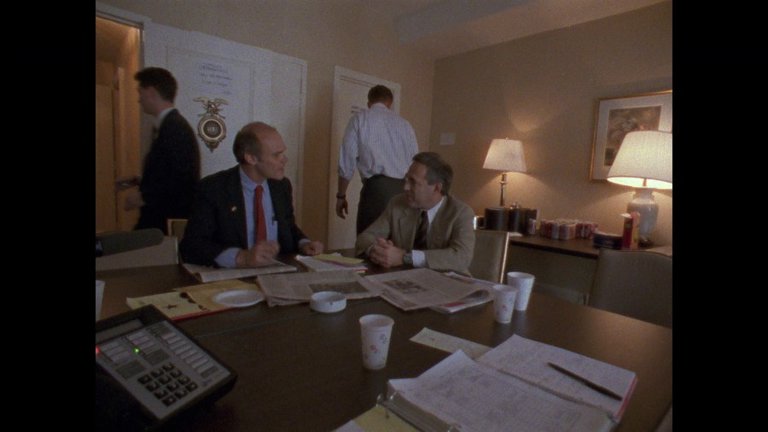 Screen capture from The War Room