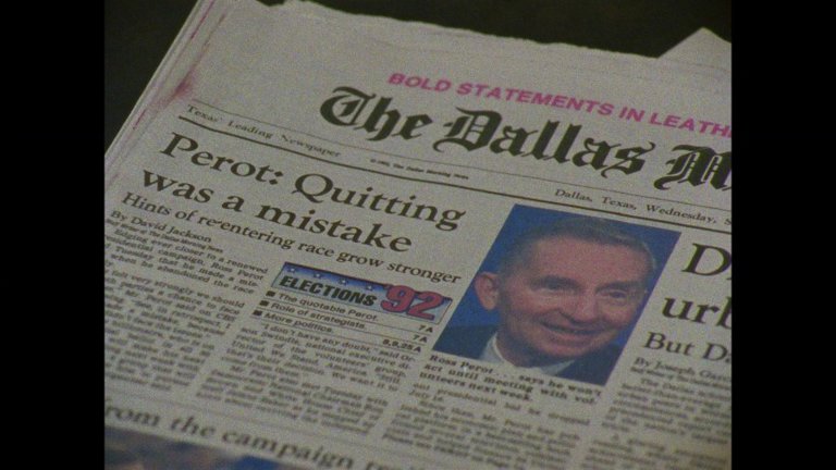 Screen capture from The War Room