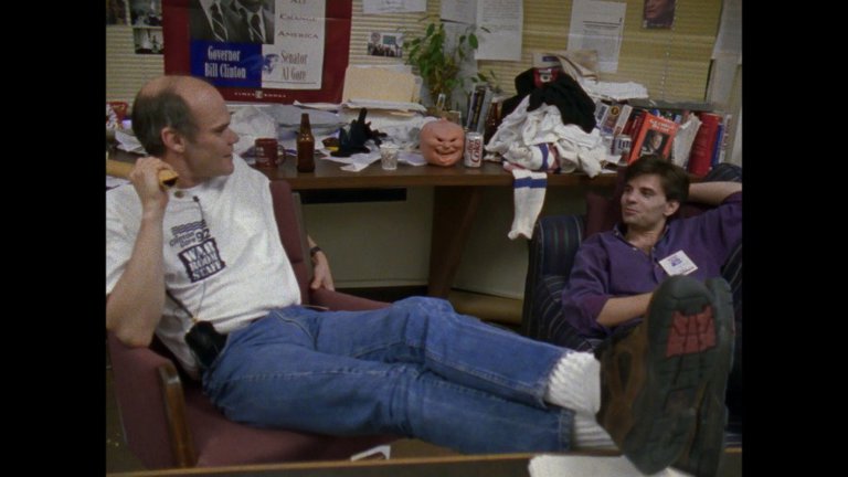 Screen capture from The War Room