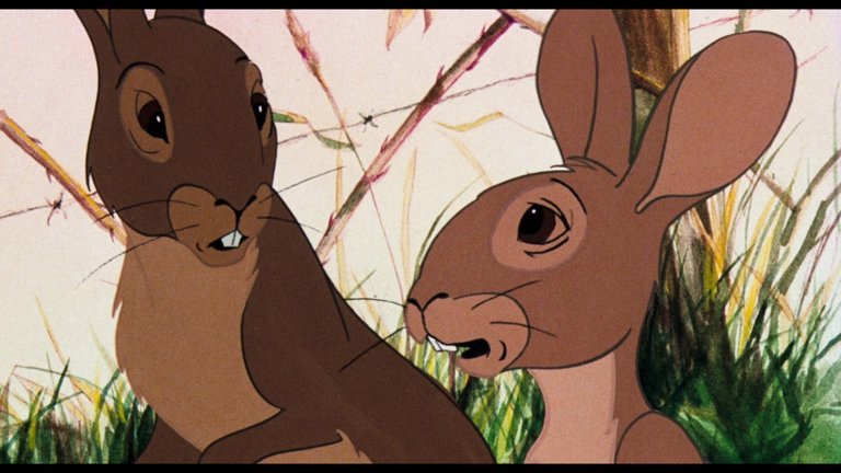 Screen capture from Watership Down
