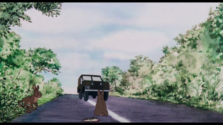 Screen capture from Watership Down
